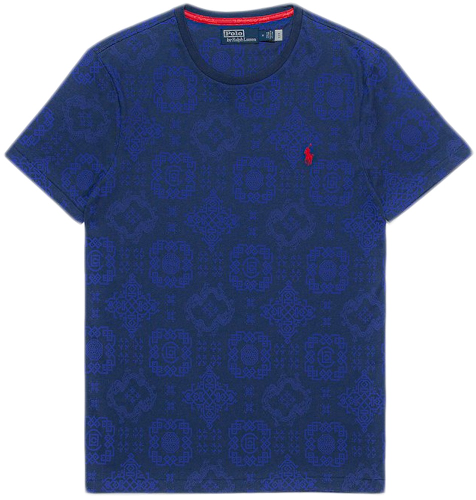 Clot X Polo By Ralph Lauren S S Cn T Shirt Navy Ss21
