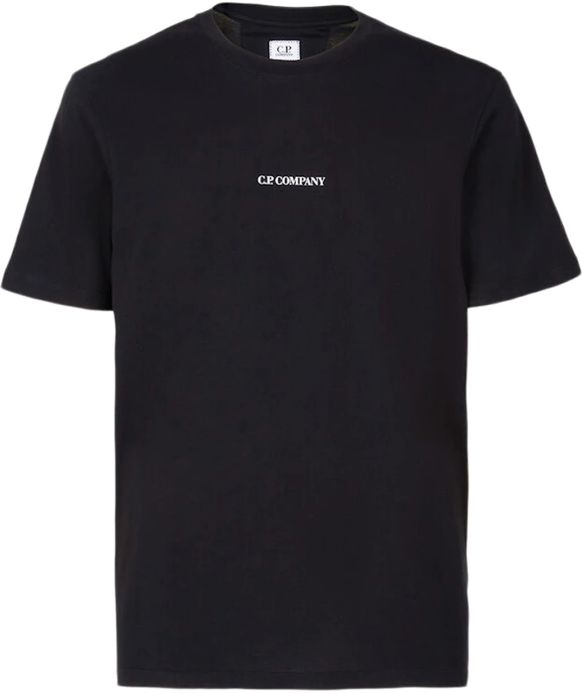 C.P. Company 30/1 Jersey Compact Logo T-Shirt Black Men's - US