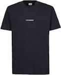 C.P. Company 30/1 Jersey Compact Logo T-Shirt Total Eclipse-Blue