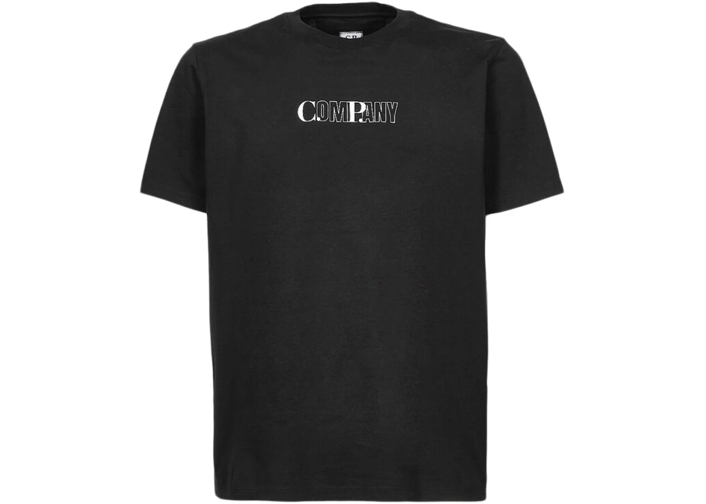 C.P. Company 30/1 Jersey Graphic Logo T-Shirt Black Men's - US