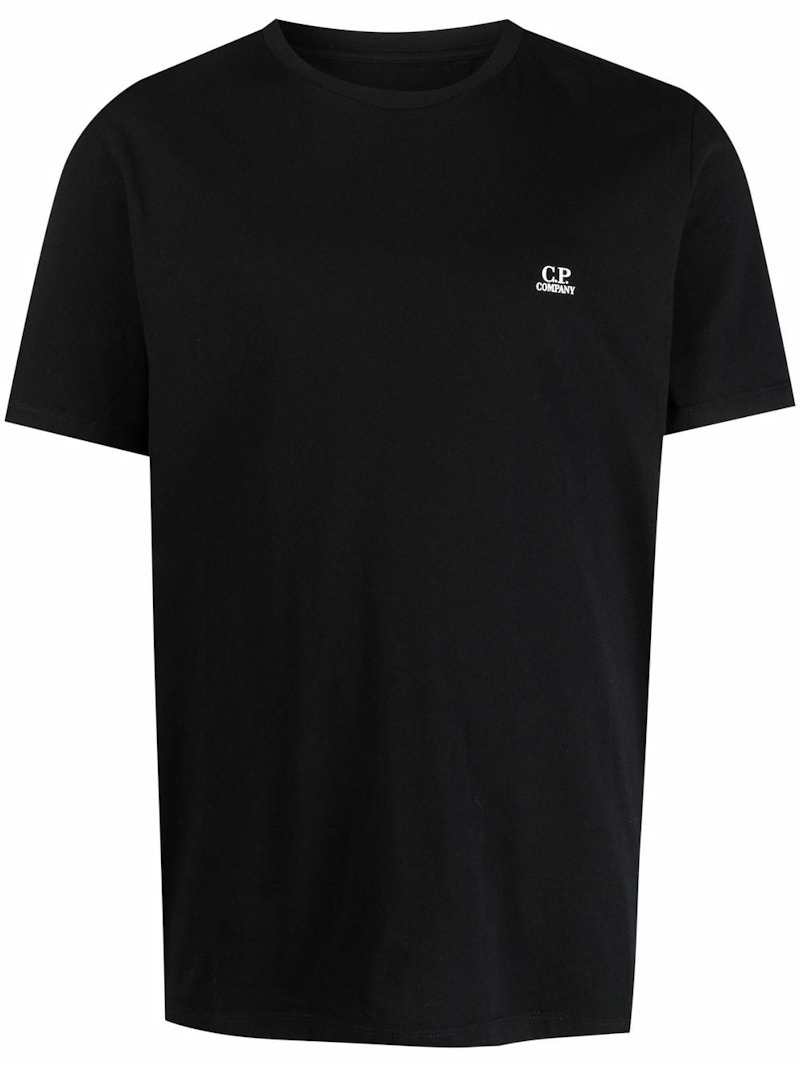 C.P. Company 30/1 Jersey Small Logo T-shirt Black Men's - SS22 - US