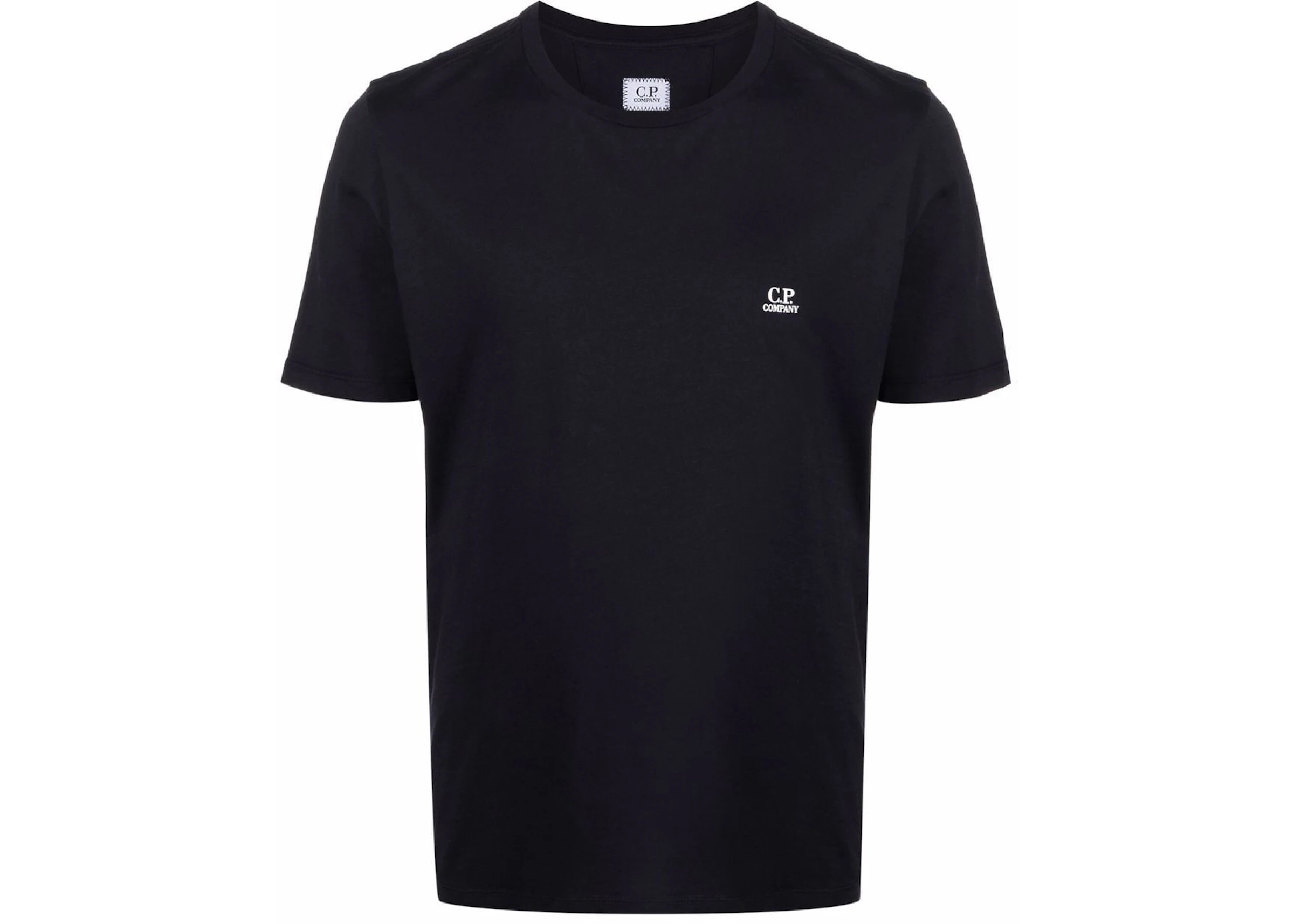 Kan weerstaan Pa Vooruitgaan C.P. Company 30/1 Jersey Small Logo T-shirt Total Eclipse Blue - SS22 - US