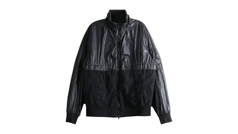 C.P. Company CS II Mixed Bomber Lens Jacket Black