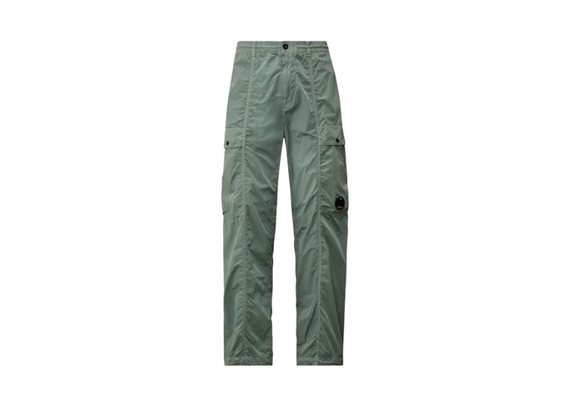 C.P. Company Chrome-R Regular Cargo Lens Pants Silver Blue