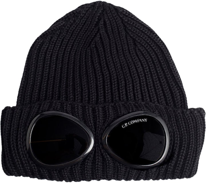 C.P. Company Goggle Beanie in Black – LABEL MENSWEAR