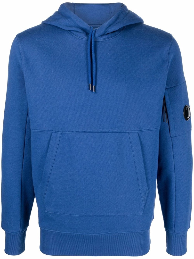 Cp company hoodie blue sale