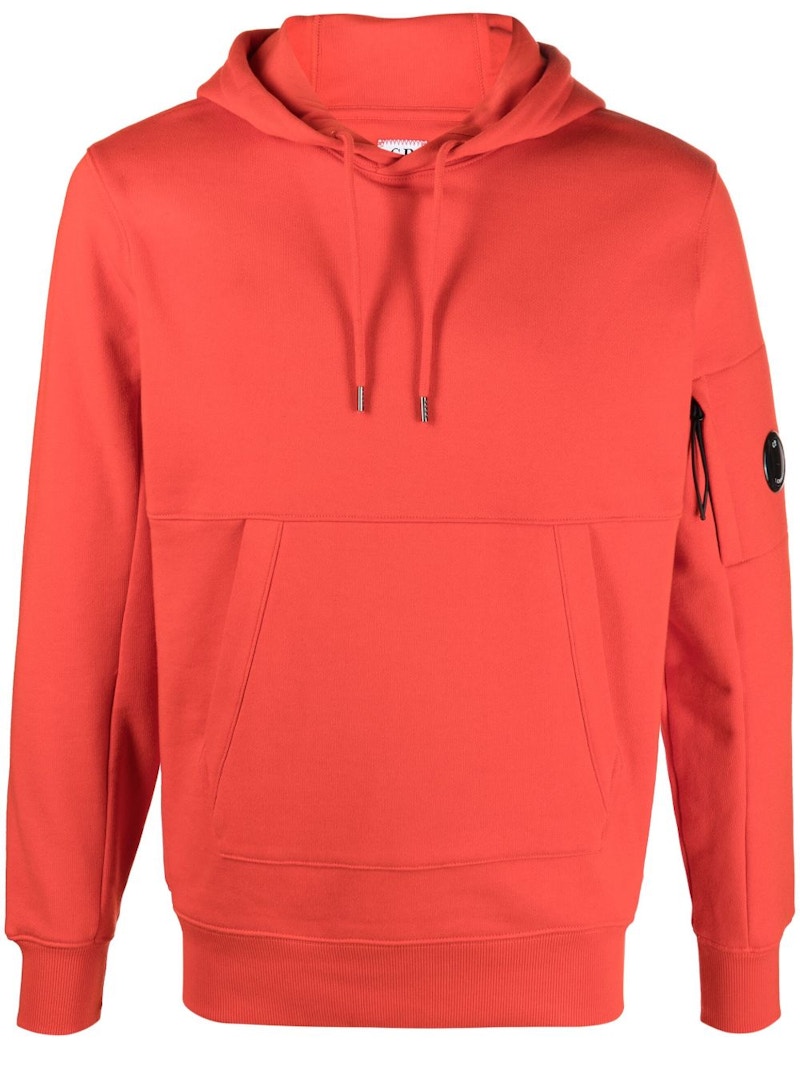 Cp company red discount hoodie