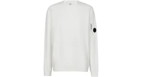 C.P. Company Light Fleece Crewneck Sweatshirt White