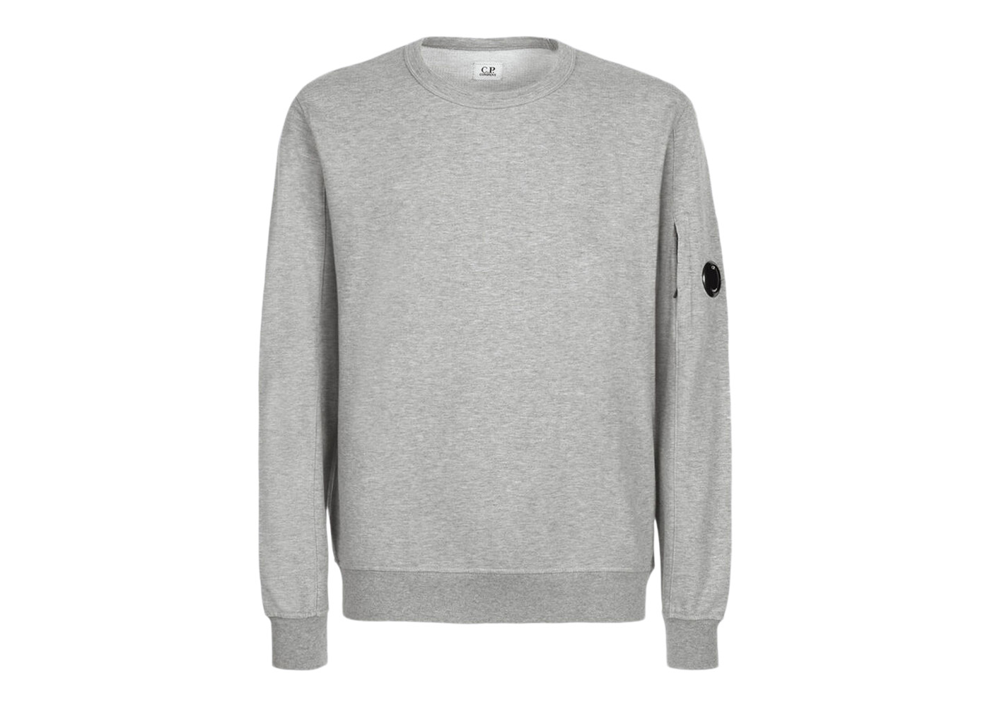 C.P. Company Light Fleece Sweatshirt Grey Melange Men's - US