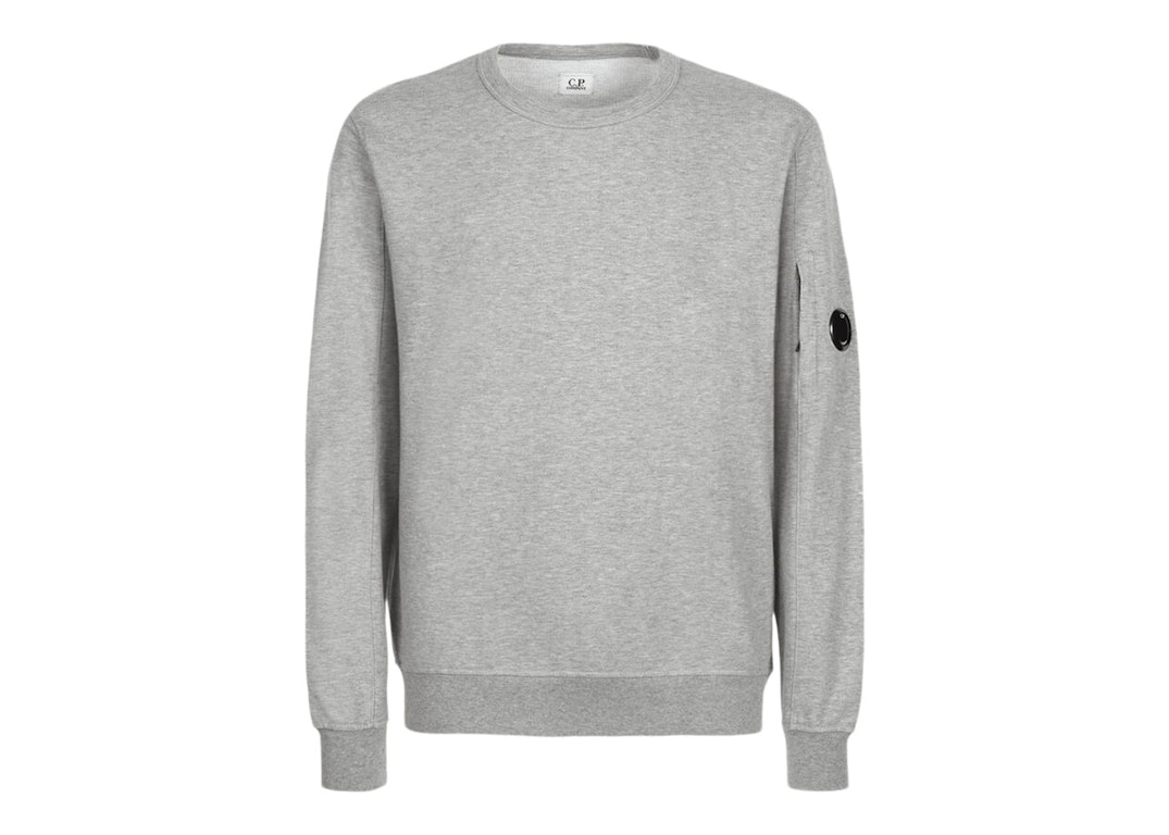 Pre-owned C.p. Company Light Fleece Sweatshirt Grey Melange