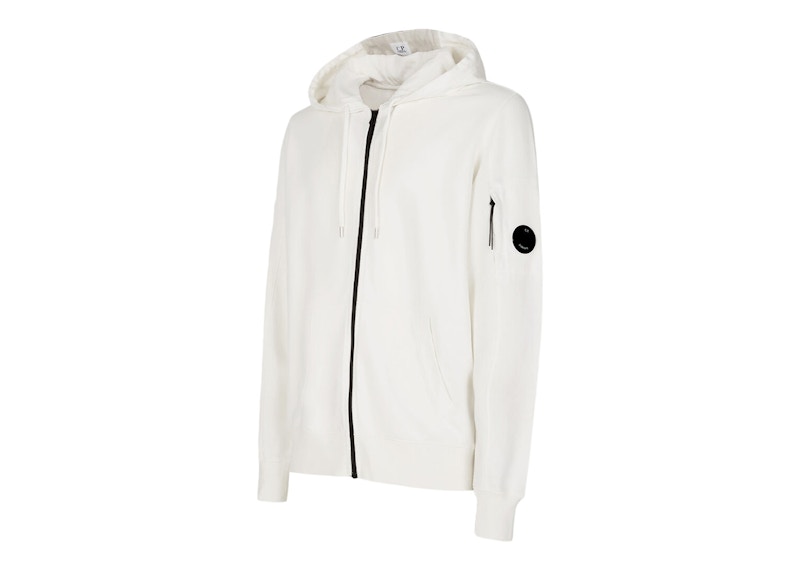 Cp company hotsell hoodie white