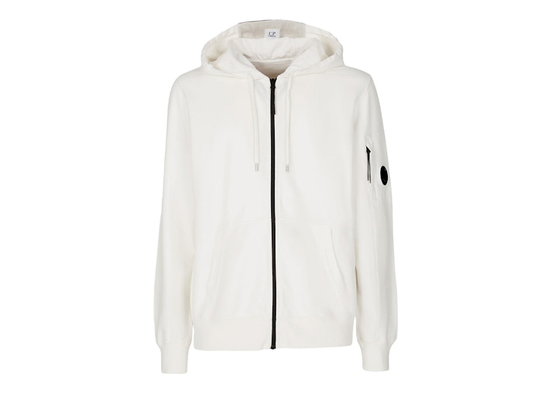 Cp company hoodie white sale