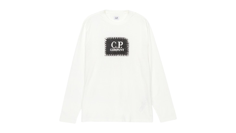 C.P. Company Long Sleeve T-Shirt White Men's - US