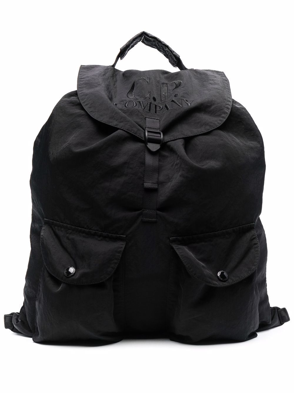 C.P. Company Nylon B Logo Backpack Black - SS22 - JP