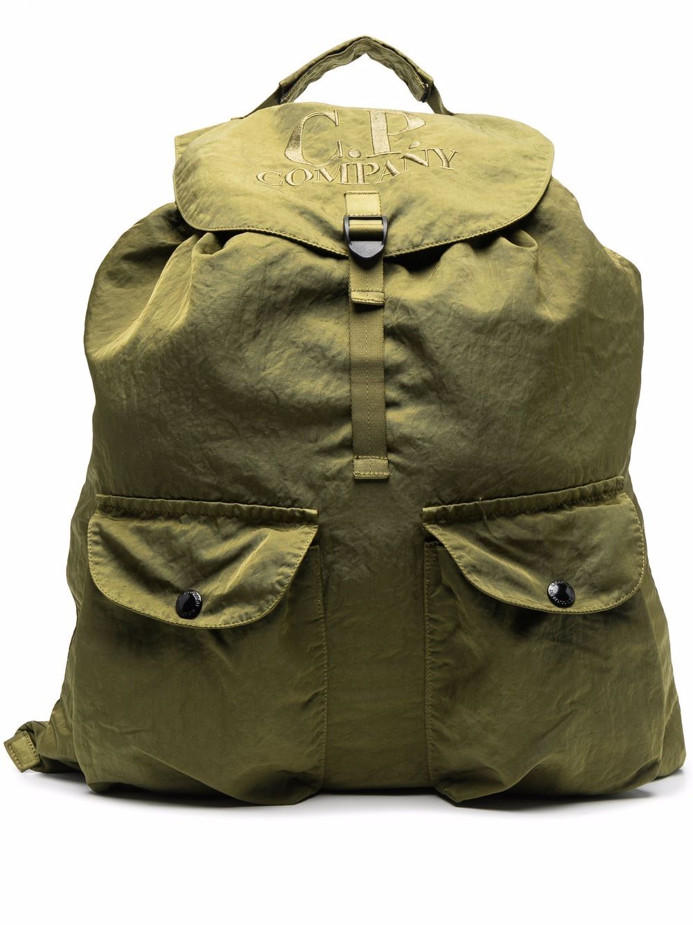 C.P. Company Nylon B Logo Backpack Green Moss - SS22 - JP
