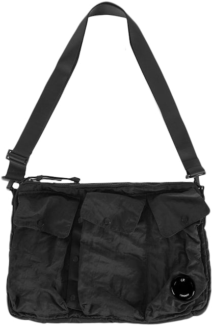 C.P. Company Nylon B Utility Messenger Bag - Black