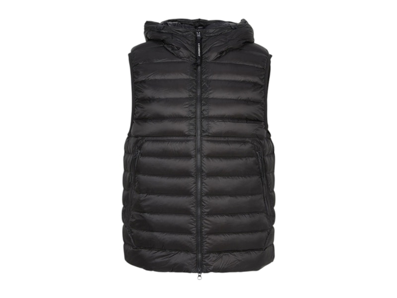 Pre-owned C.p. Company Men's  Padded 9 Vest In Black