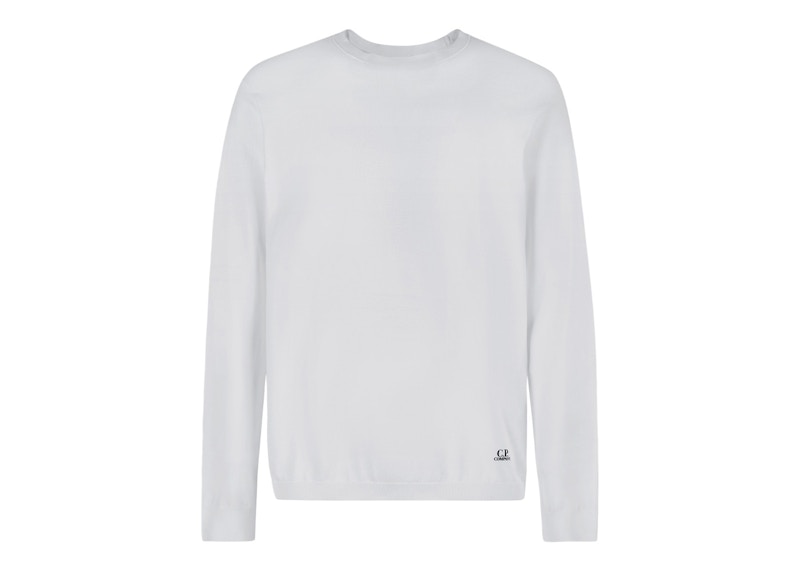 C.P. Company SWG Cotton Integral Knit Sweater Optic White Men's - US