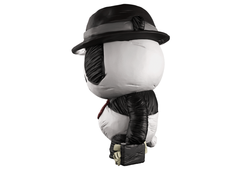 Cacooca Mighty Jaxx Panda Ink: Mafia Figure - Thumbnail 2