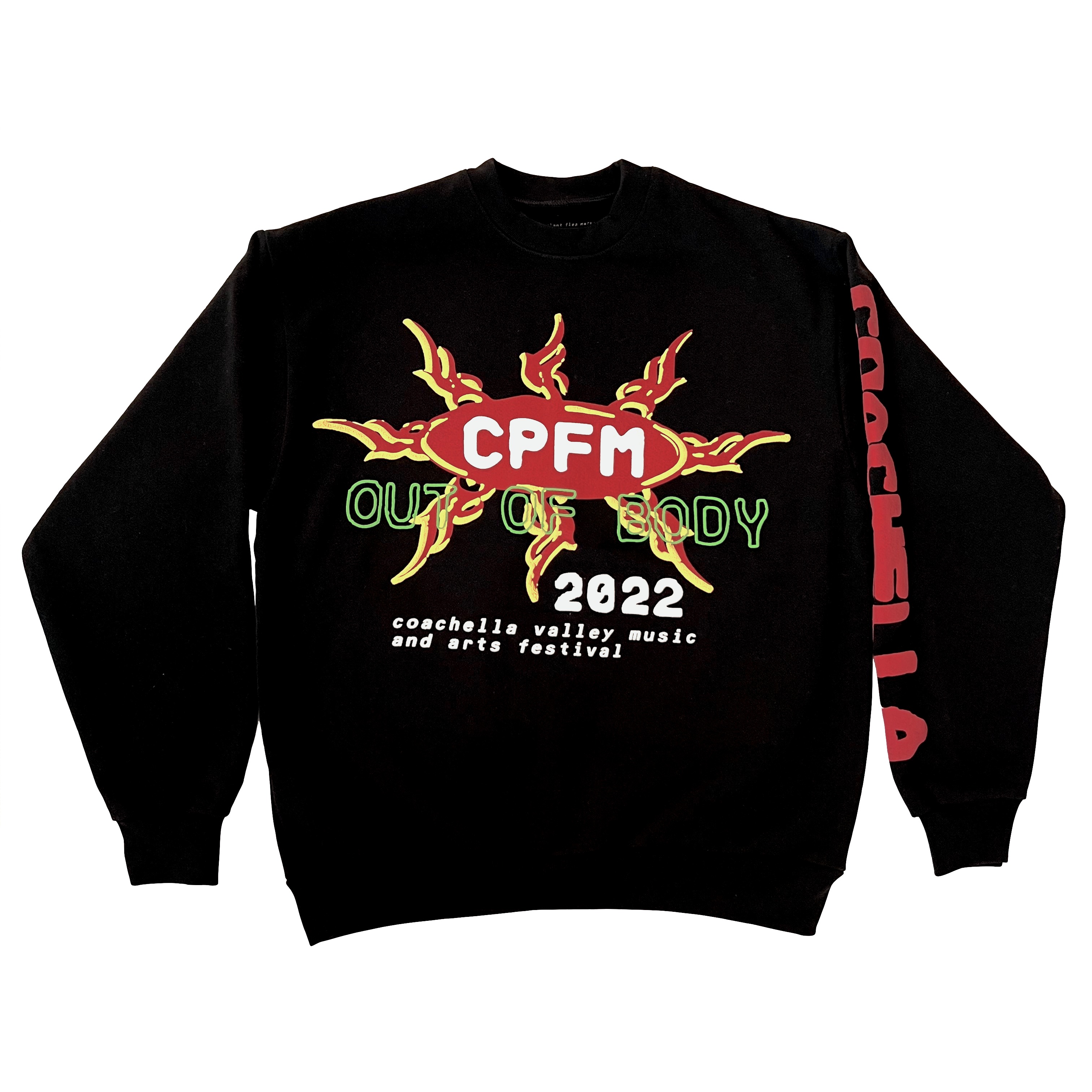 Cactus Plant Flea Market x McDonald's CPFM Icons! Crewneck Golden