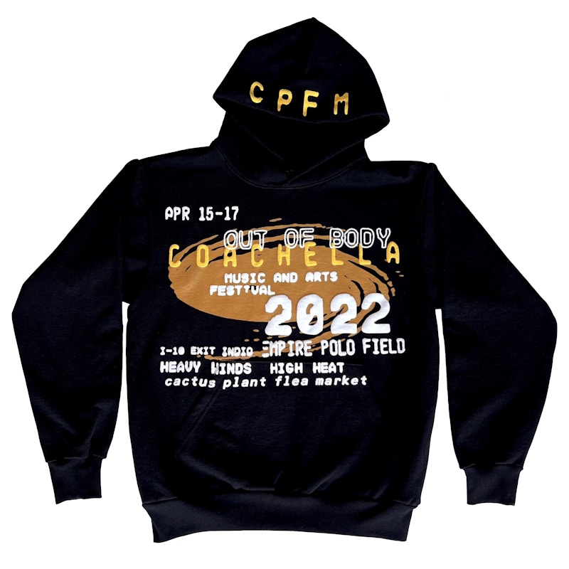 Cactus Plant Flea Market Coachella x CPFM Weekend 1 Hoodie Black ...