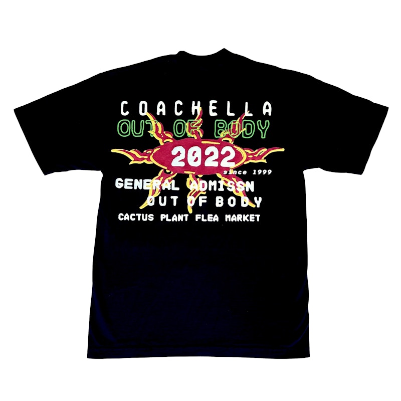 Cactus Plant Flea Market Coachella x CPFM Weekend 1 T-Shirt Black