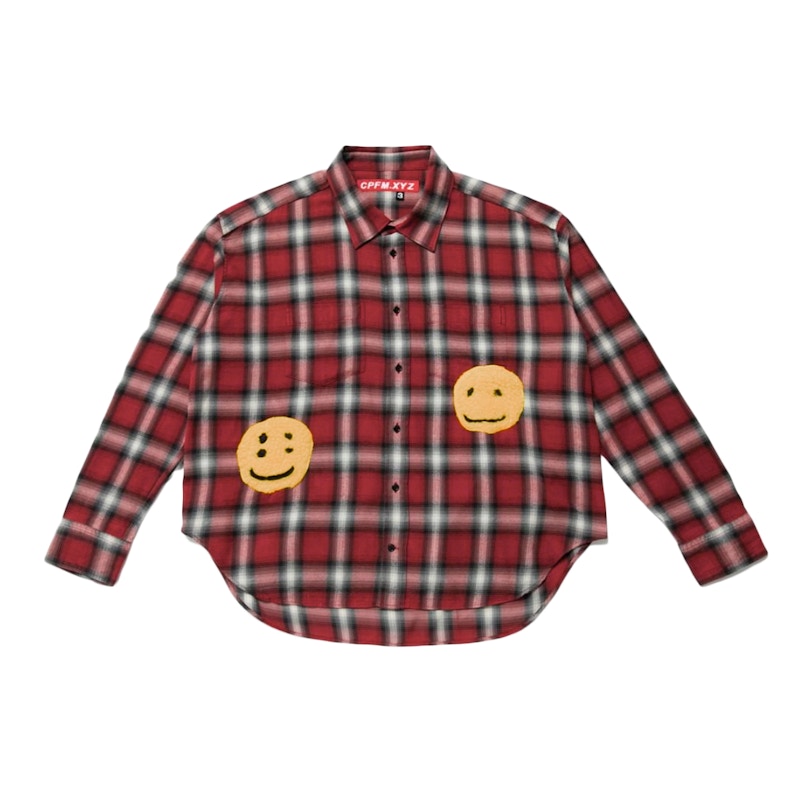 Pre-owned Double Vision Check Shirt Red