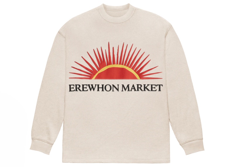 Cactus Plant Flea Market Erewhon Market Longsleeve Thermal Cream