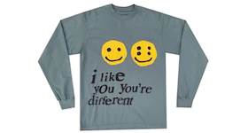 Cactus Plant Flea Market I Like You You're Different L/S Tee Grey