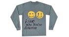 Cactus Plant Flea Market I Like You You're Different L/S Tee Grey