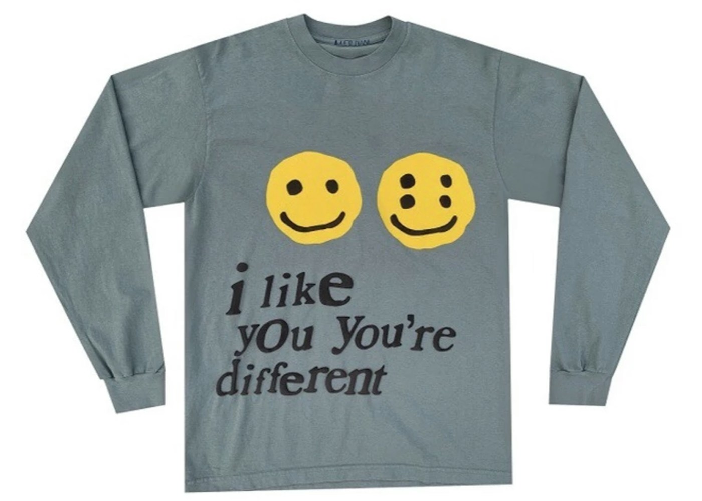 Cactus Plant Flea Market I Like You You Re Different L S Tee Grey Fw19