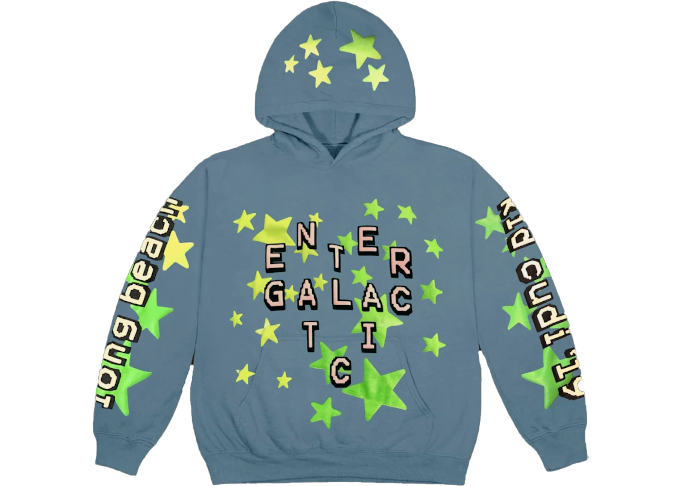 Cactus Plant Flea Market Kid Cudi Enter Galactic Hoodie Blue