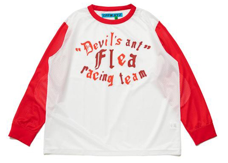 Cactus Plant Flea Market MX Racing Team Jersey White Men's - SS21 - US