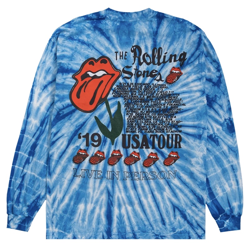 Cactus Plant Flea Market Rolling Stones No Filter Tour L S T Shirt Multi Fw19