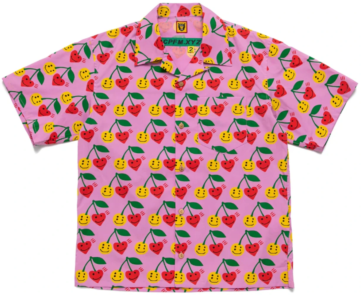 Cactus Plant Flea Market x Human Made We're Good! Aloha Shirt Pink ...