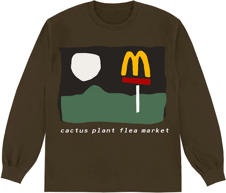 Cactus Plant Flea Market x McDonald's Long Sleeve T-shirt Clove - FW22 ES