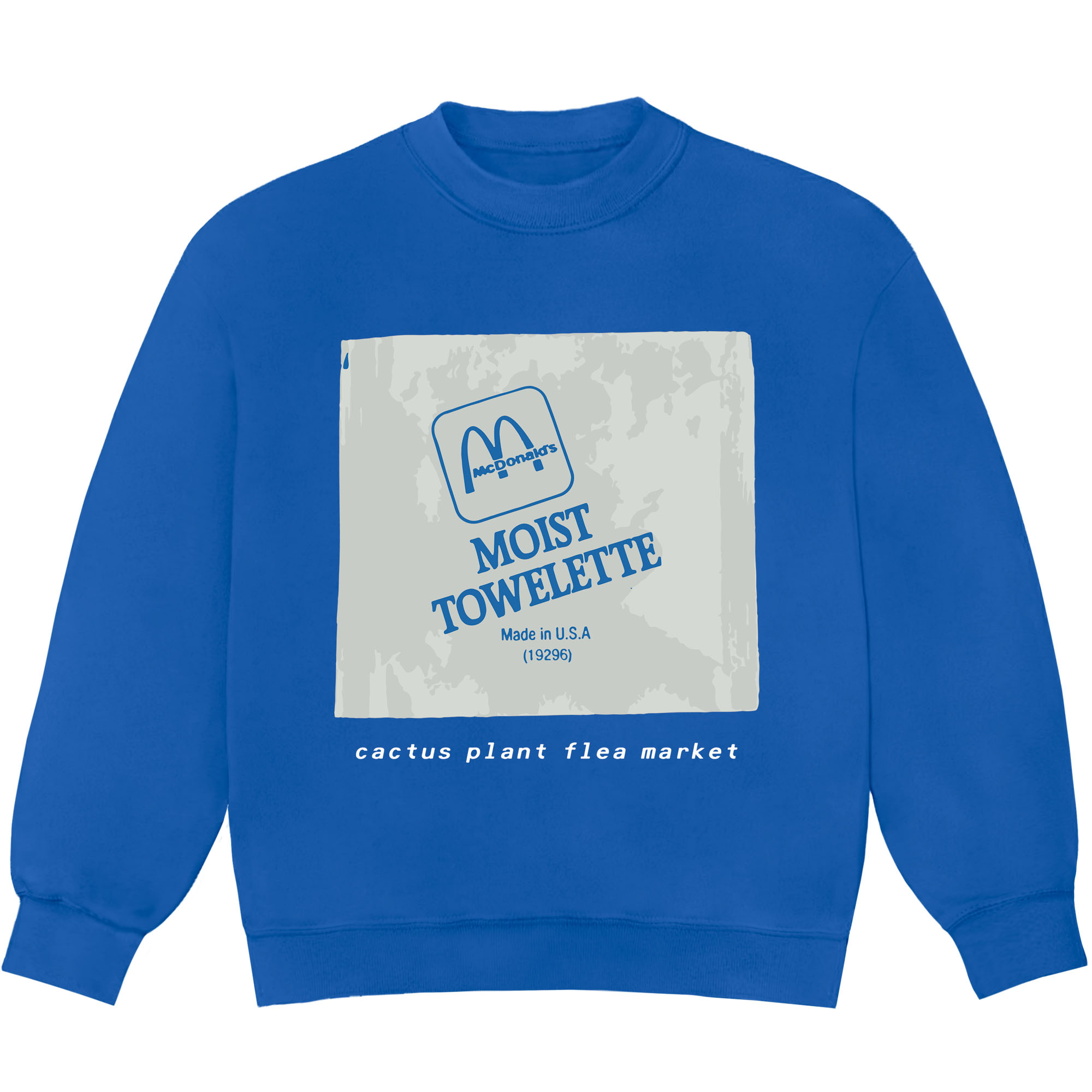 Cactus Plant Flea Market x McDonald's Moist Towelette Crewneck Patient