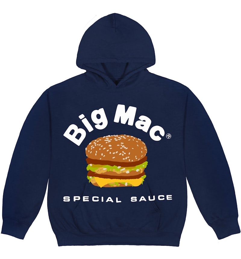 Cactus Plant Flea Market x McDonald's Team Big Mac Hoodie Navy