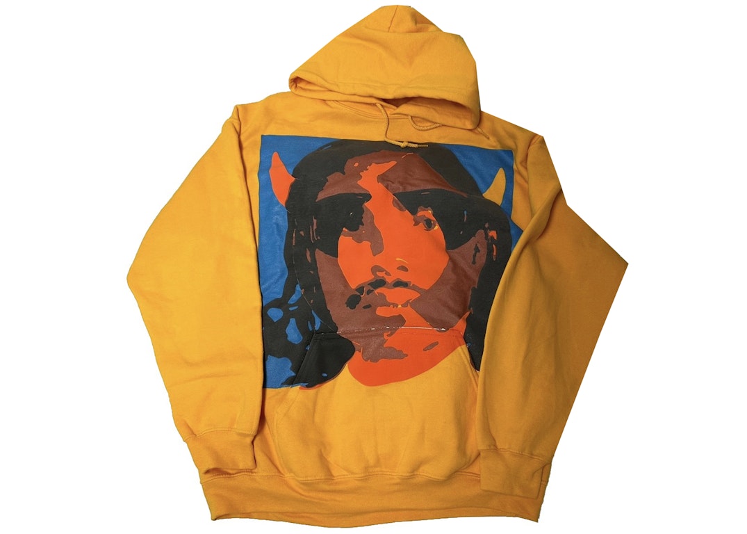 Pre-owned Cactus Plant Flea Market X Steve Lacy Gemini Rights Hoodie Yellow