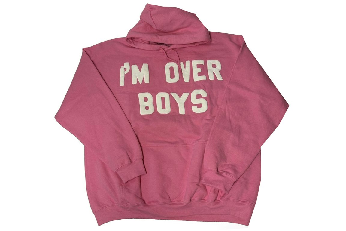 Pre-owned Cactus Plant Flea Market X Steve Lacy I'm Over Boys Hoodie Pink