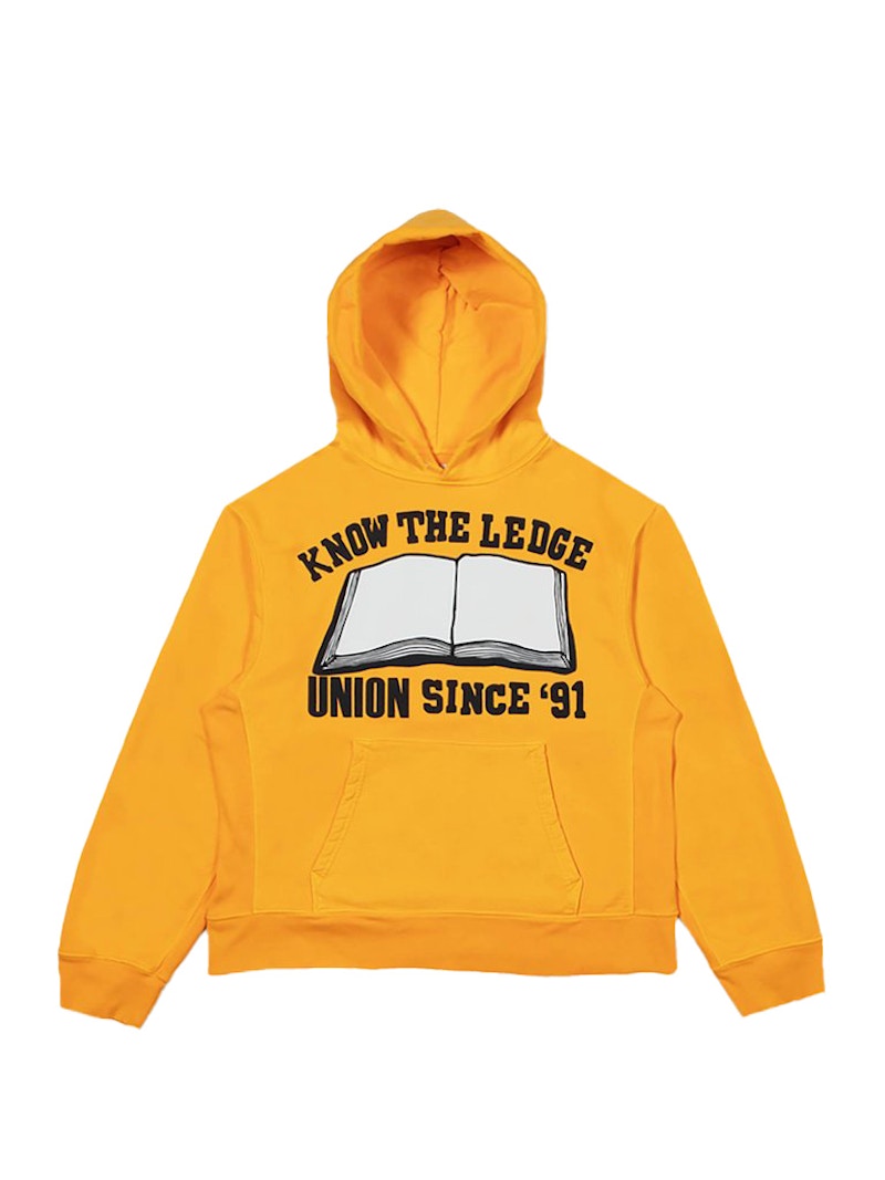 Cactus Plant Flea Market x Union Know The Ledge Hoodie Yellow