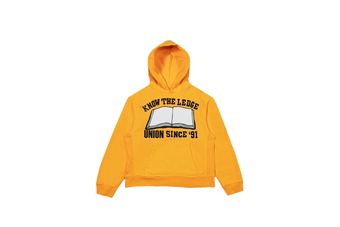 Pre-owned Cactus Plant Flea Market X Union Know The Ledge Hoodie Yellow