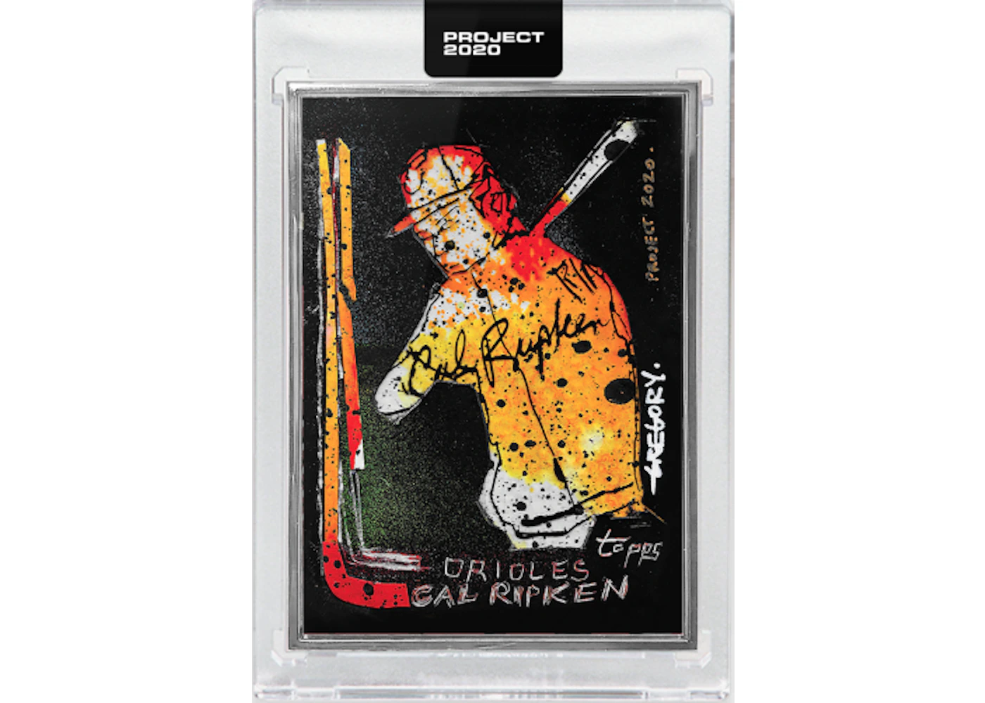 Cal Ripken Jr. 1982 Topps Project 2020 Gregory Sift Artist Proof /20 ...