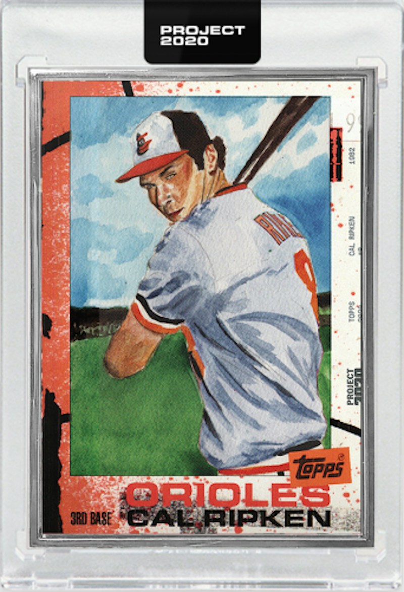 Cal Ripken Jr. 1982 Topps Project 2020 Jacob Rochester Artist Proof /20 ...