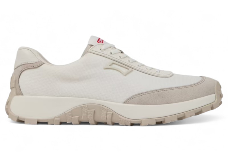 Pre-owned Camper Men's  Drift Trail Sneaker White Grey Sneakers In Ivory