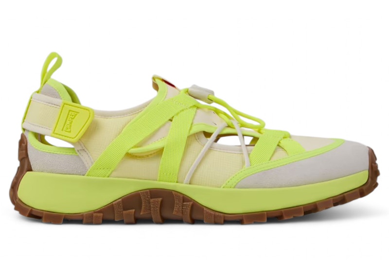 Pre-owned Camper Men's  Drift Trail Vibram Recycled Pet Sneaker Gum Sneakers In Lime In Green