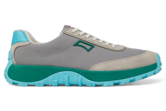 Camper Drift Trail Vibram Sneaker Grey Green Aqua