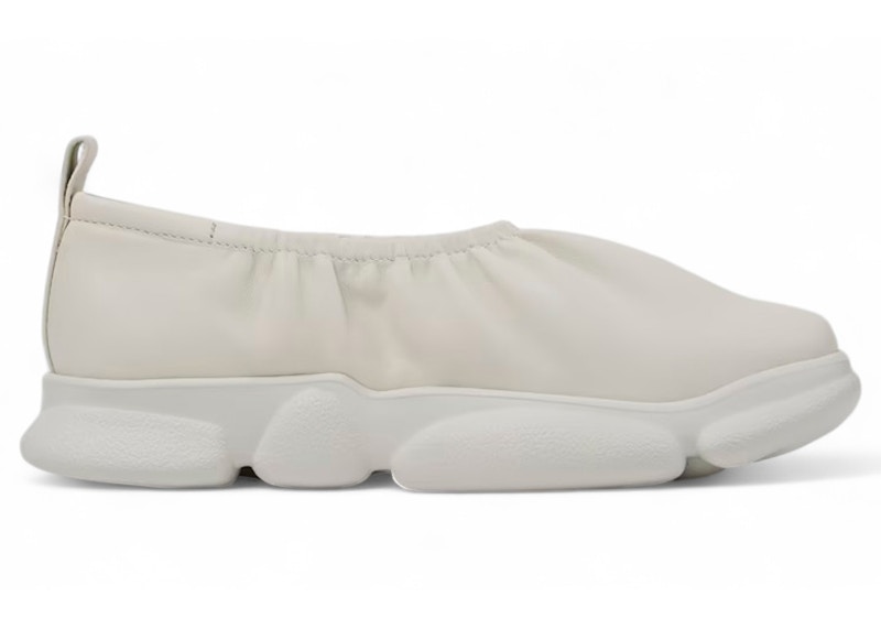 Pre-owned Camper Karst Ballerina Flat (women's) Sneakers In White
