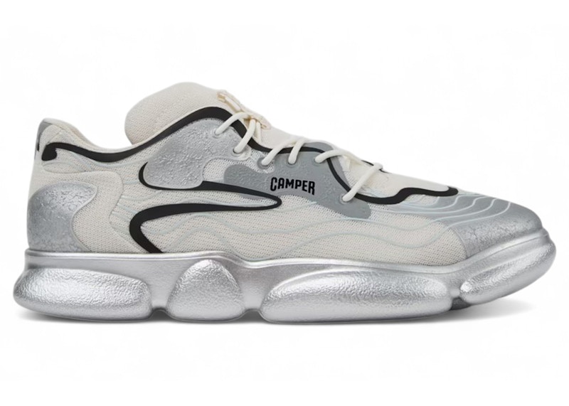 ★送料無料★CAMPER MENS KARST K100992-007 Camper Karst Sneaker Silver White Men's - K100992-007 - US