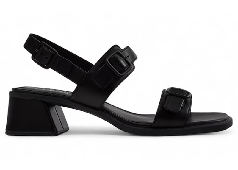 Pre-owned Camper Kora Sandal Leather (women's) Sneakers In Black
